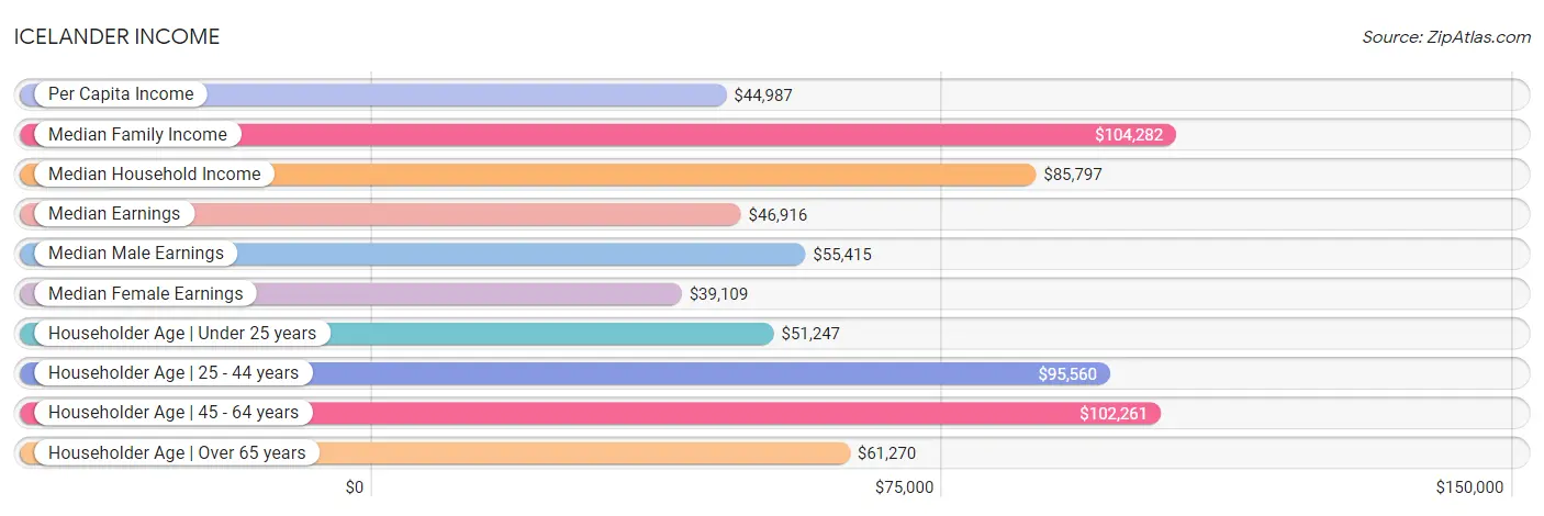 Icelander Income